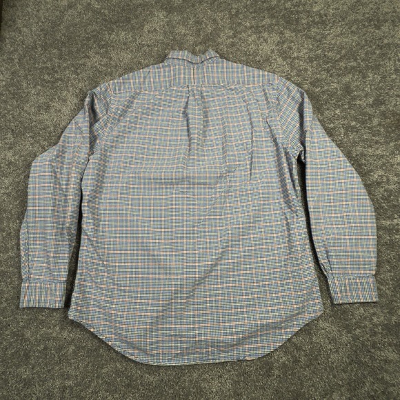 Ralph Lauren Shirt Mens L Blue Red Green L/S Button Down Up Flesh Pony - Picture 6 of 8
